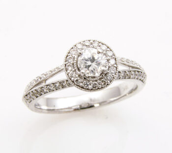 white gold diamond ring